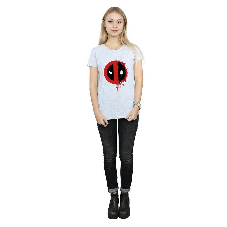 MARVEL Deadpool Splatter Logo T-Shirt  