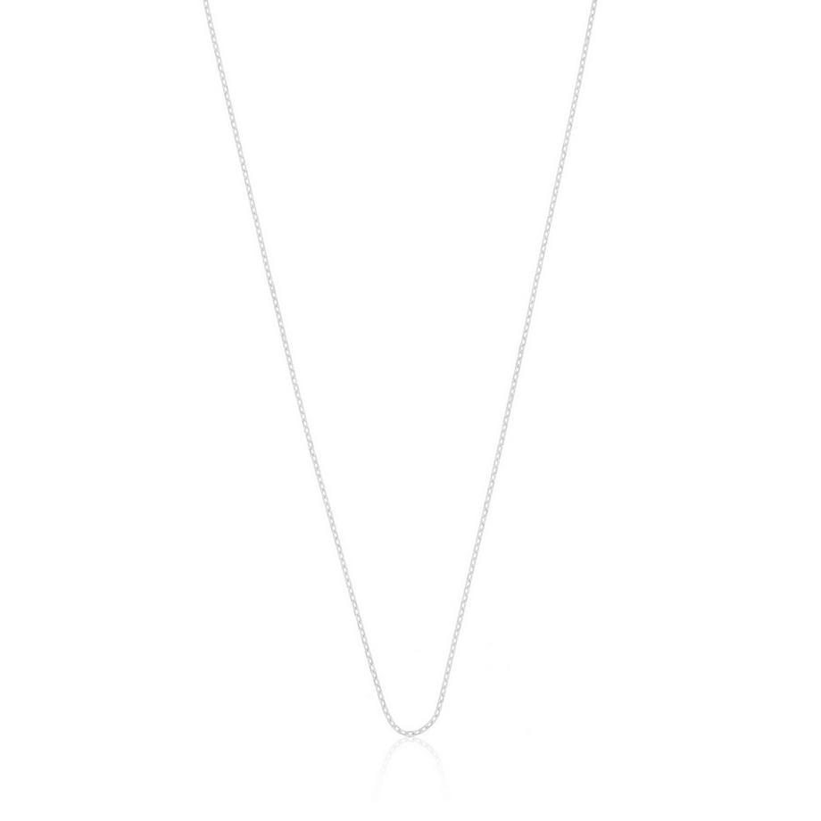 MUAU Schmuck  Collier Anker Weissgold 750, 0.9mm, 40cm 