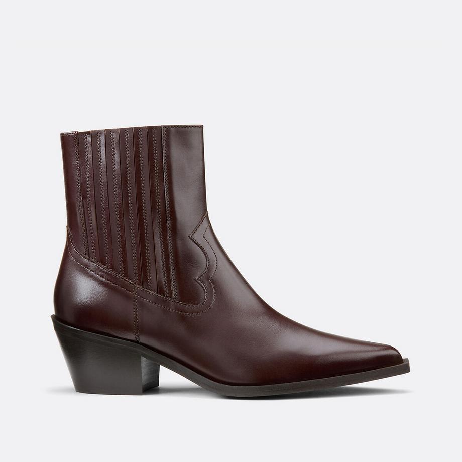 La Redoute Collections Stivali western in pelle  