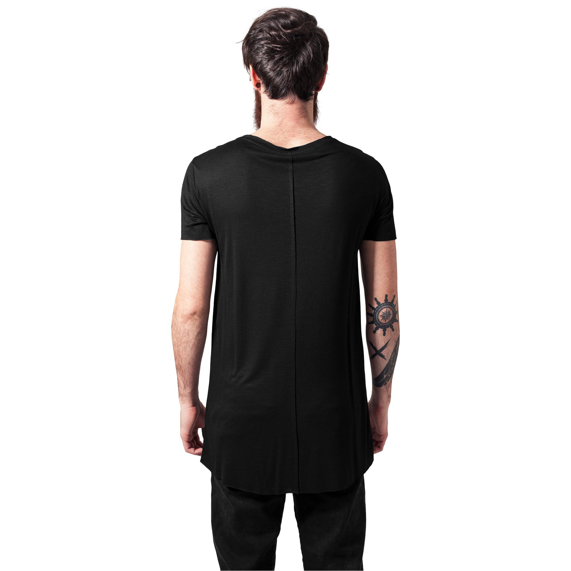 URBAN CLASSICS Langer Frontreissverschluss 2.0 T-Shirt  