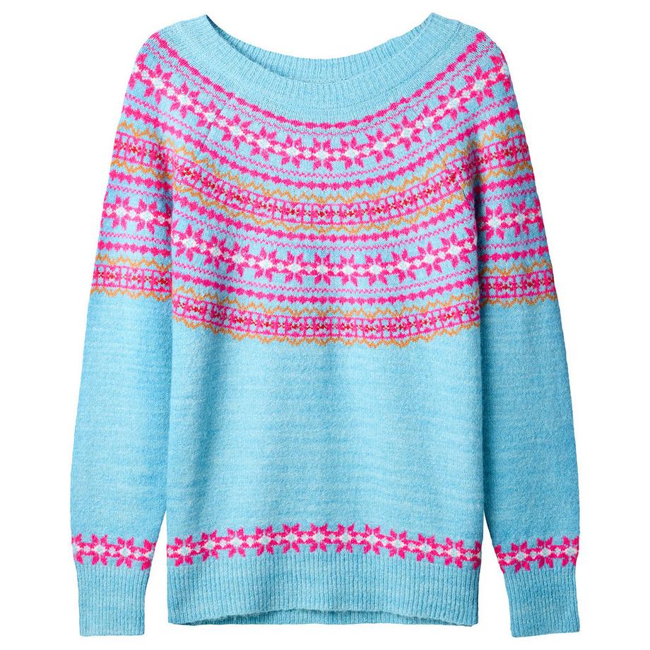 Joe Browns Classico Pullover Fair Isle Girocollo  