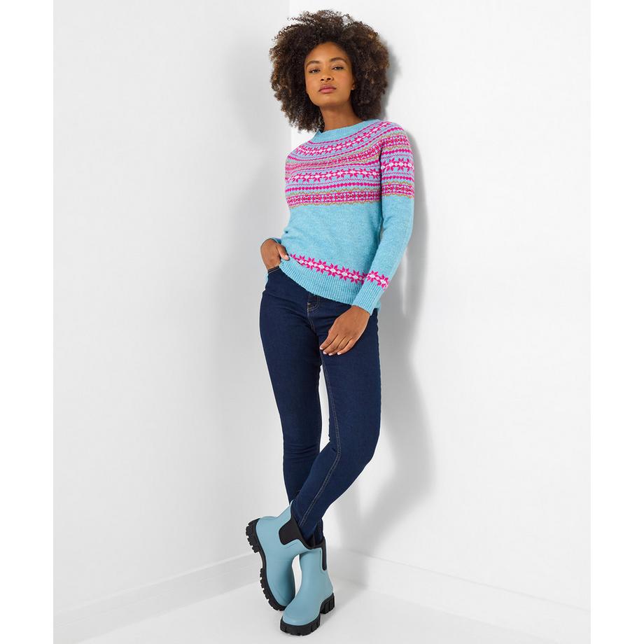 Joe Browns Classico Pullover Fair Isle Girocollo  