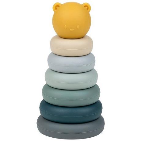 NATTOU  Silikon Stapelturm Bär Grün 
