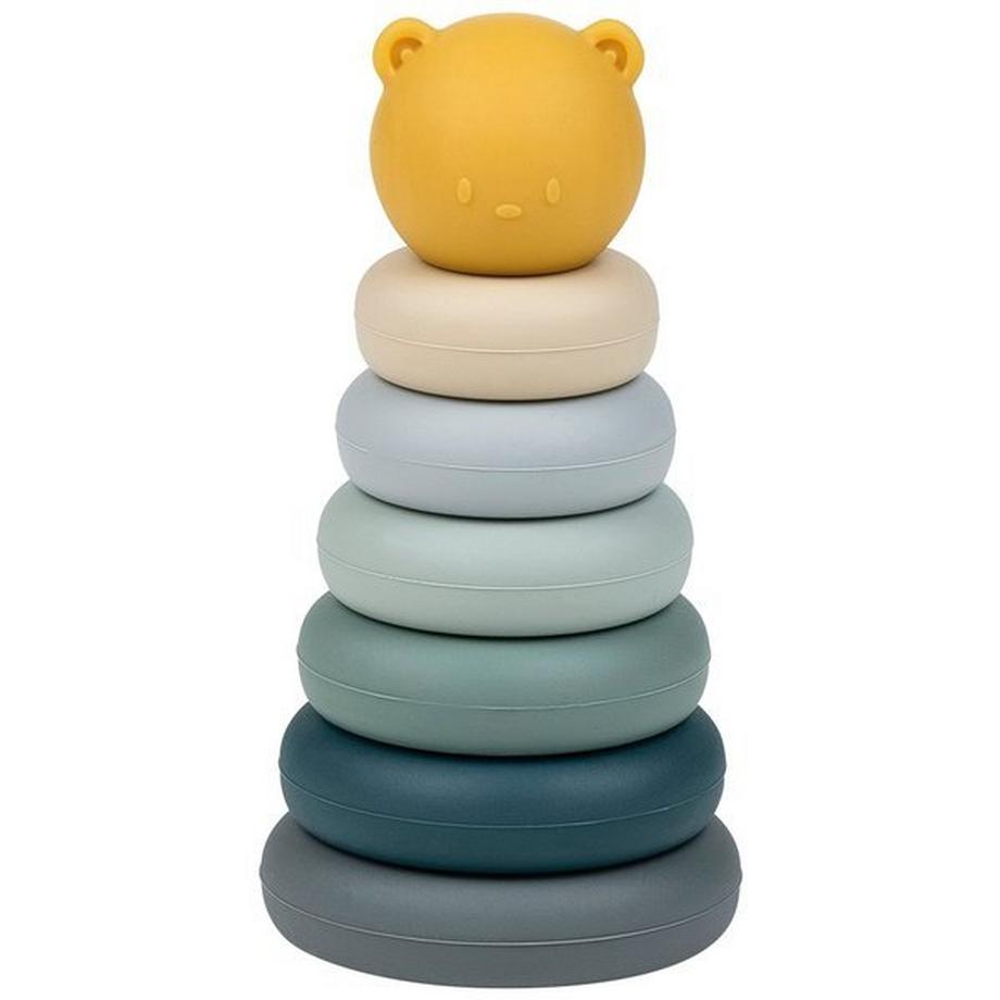NATTOU  Silikon Stapelturm Bär Grün 