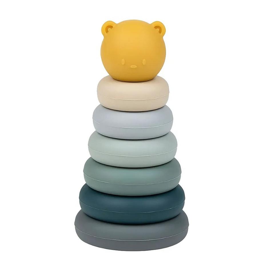 Silikon Stapelturm Bär Grün