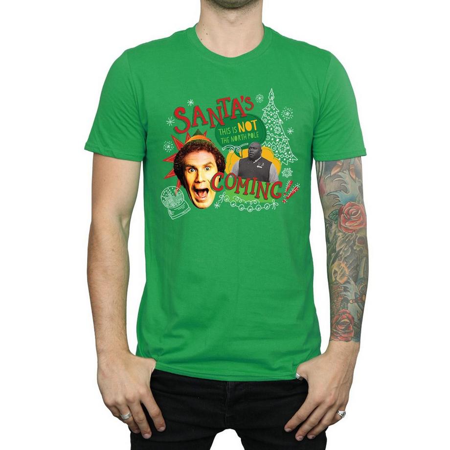 Elf Santa's Not Coming T-Shirt  