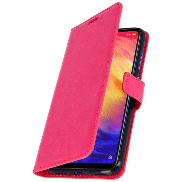 Avizar  Étui Xiaomi Redmi Note 7 à rabat Rose 