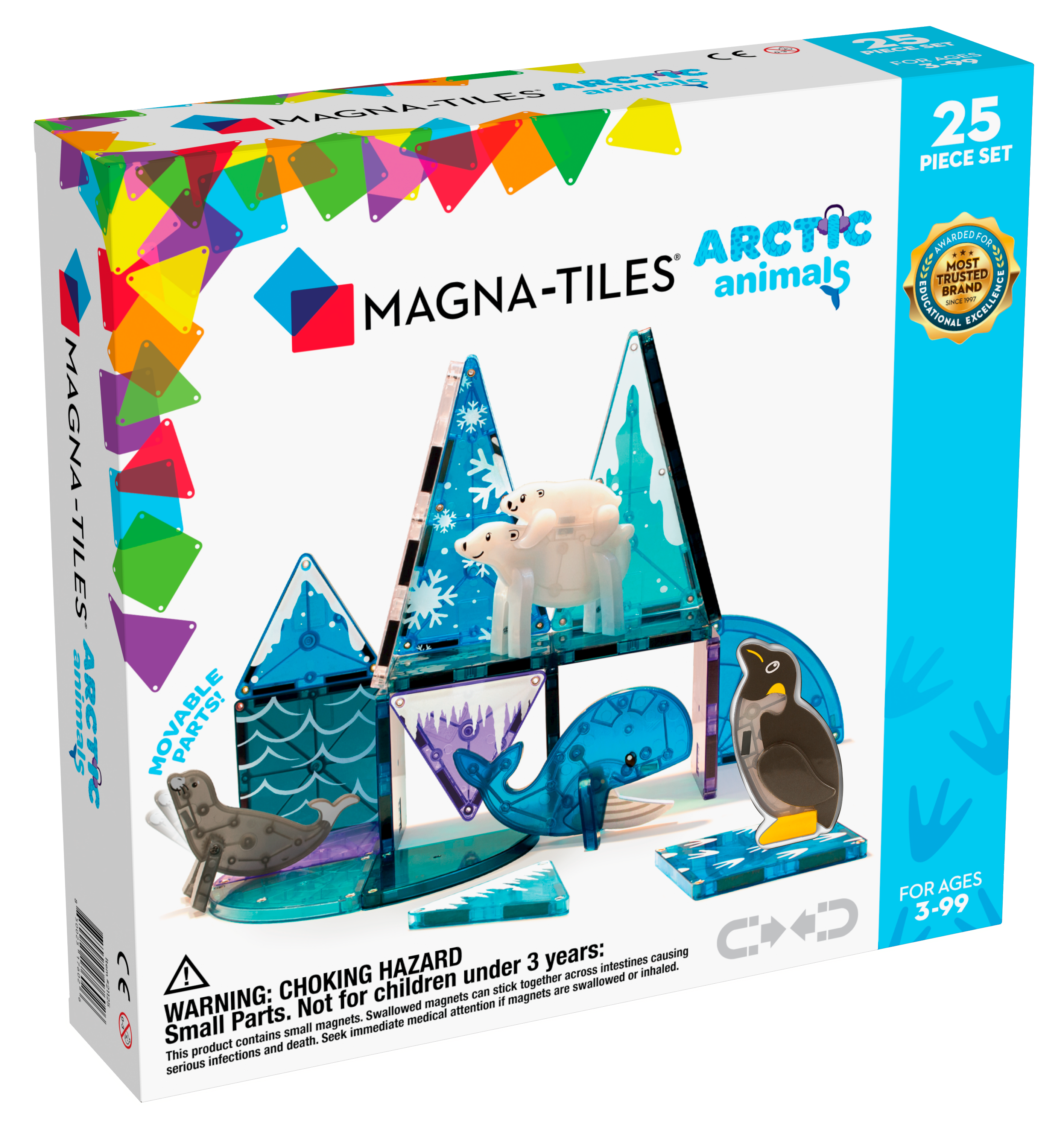 Magna-Tiles  Magna-Tiles bouwset Pooldieren - 25-delig 