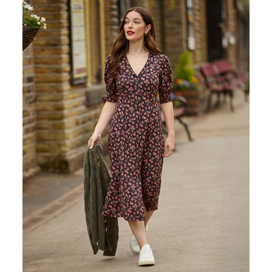 Joe Browns Abito Midi Floreale Vintage  