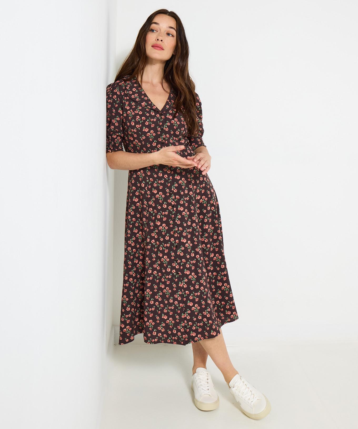 Joe Browns Vintage Blumen Midi Kleid  