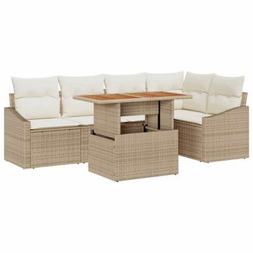 Canapé de jardin poly rattan