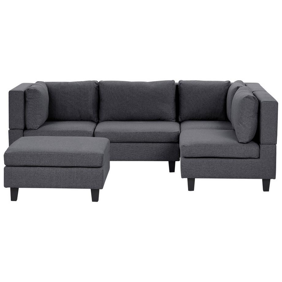 Canapé d'angle côté gauche avec ottoman en Tissu  UNSTAD