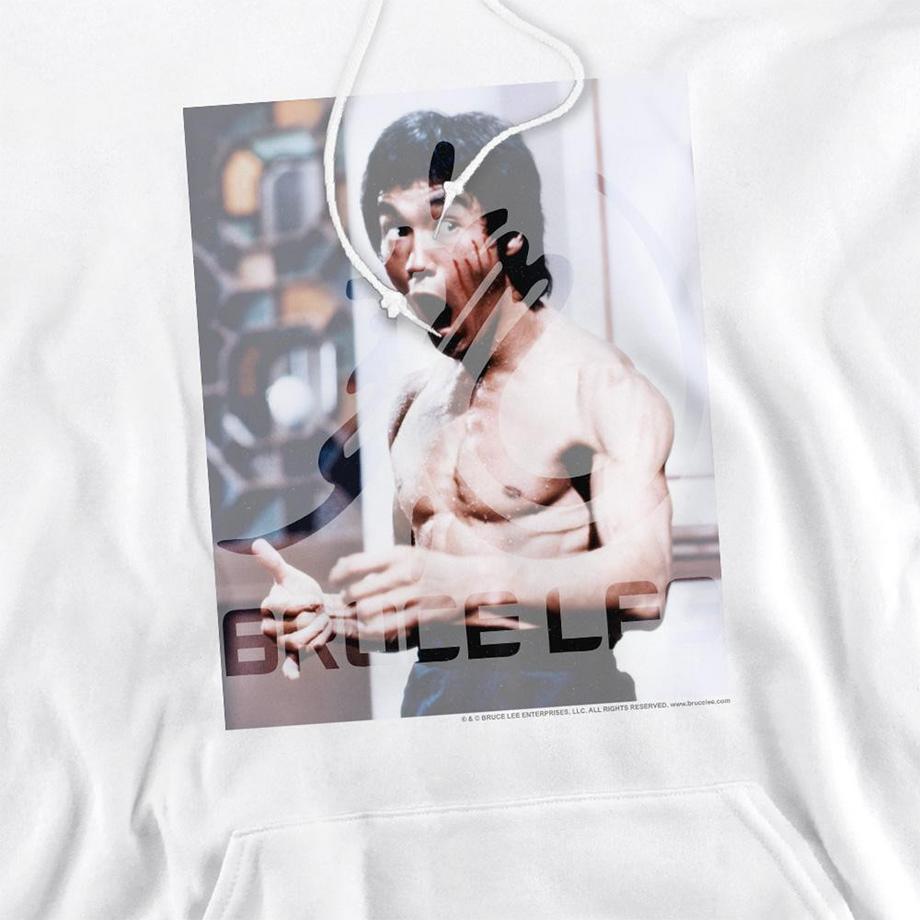 Bruce Lee Revving Up Felpa Con Cappuccio  