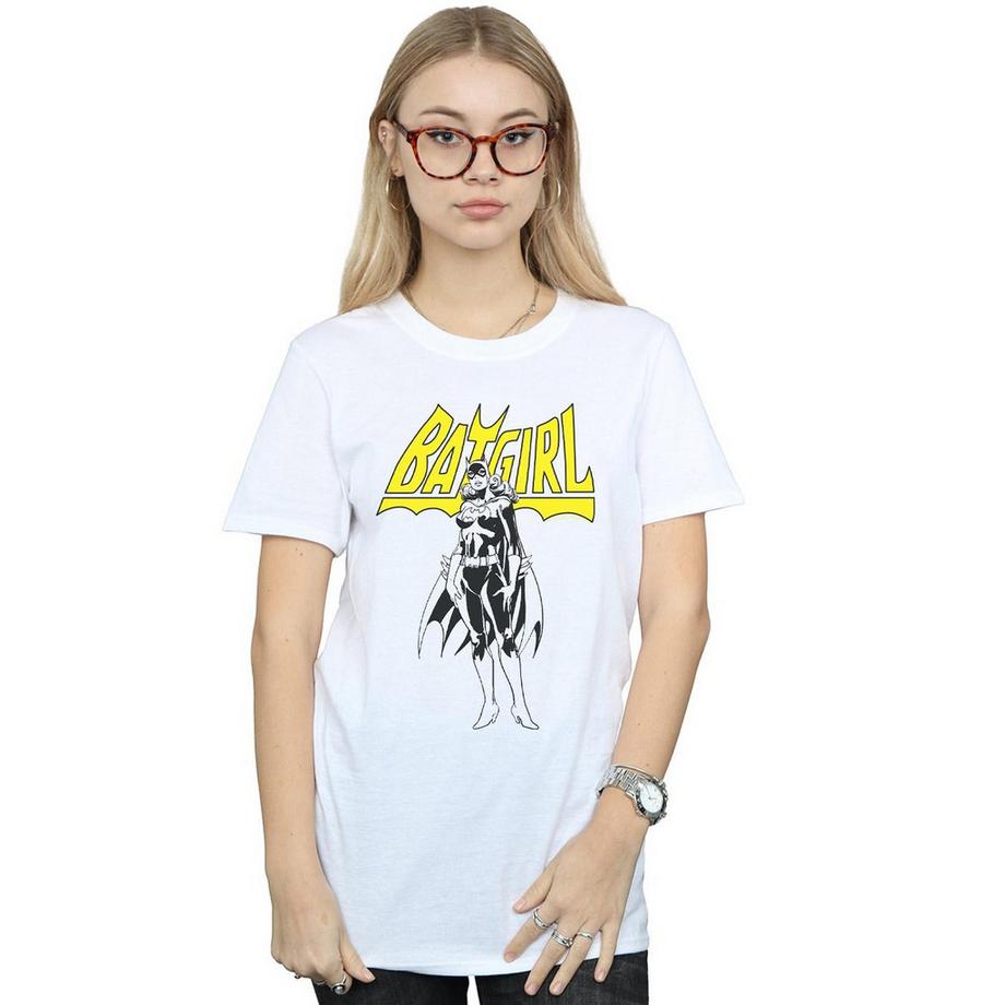 DC COMICS Batgirl Logo Boyfriend Fit T-Shirt  