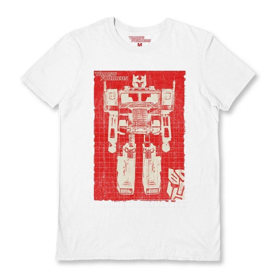 TRANSFORMERS Tshirt Red Optimus  