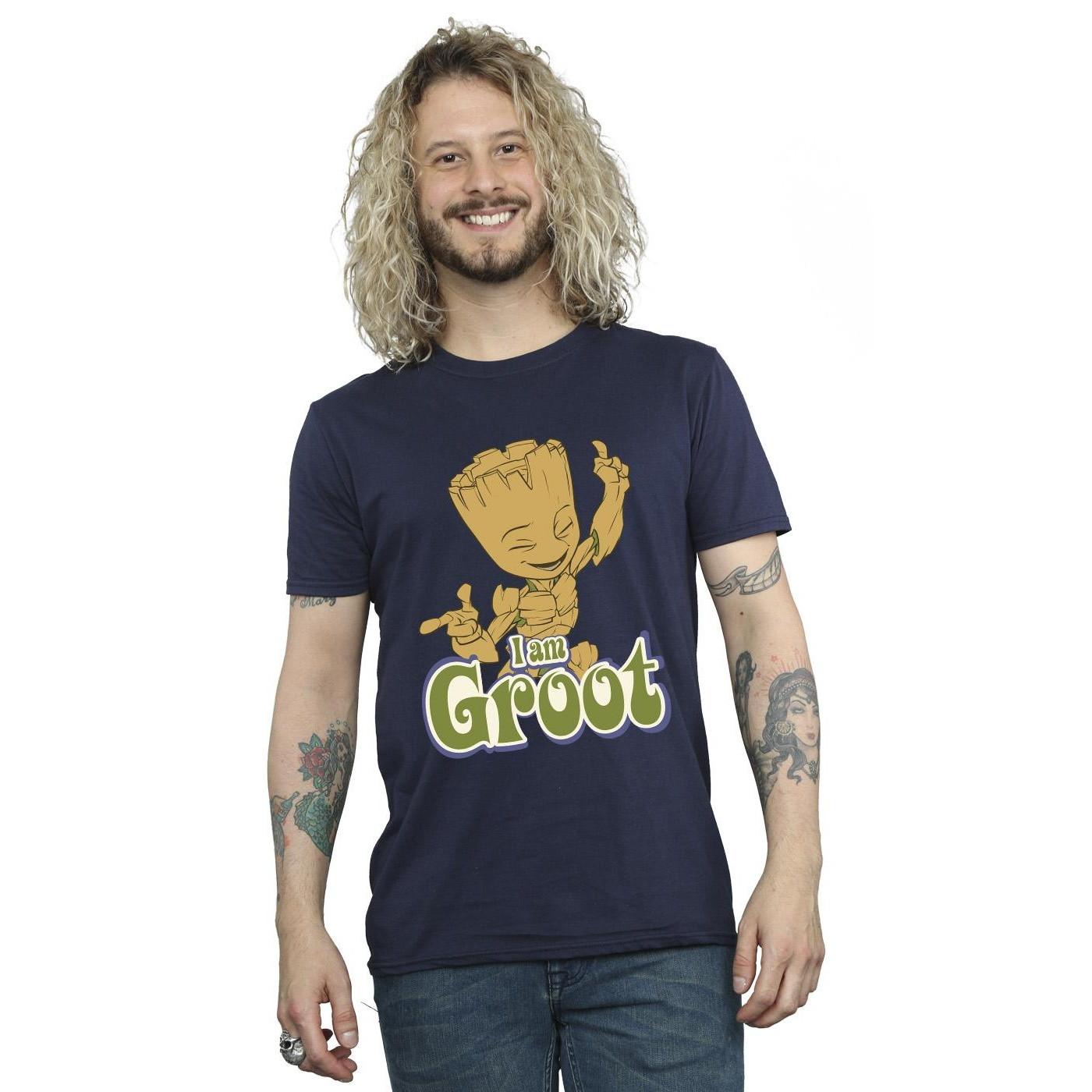 Guardians Of The Galaxy Guardians of the Galaxy I Am Groot Kurzarm T-Shirt  