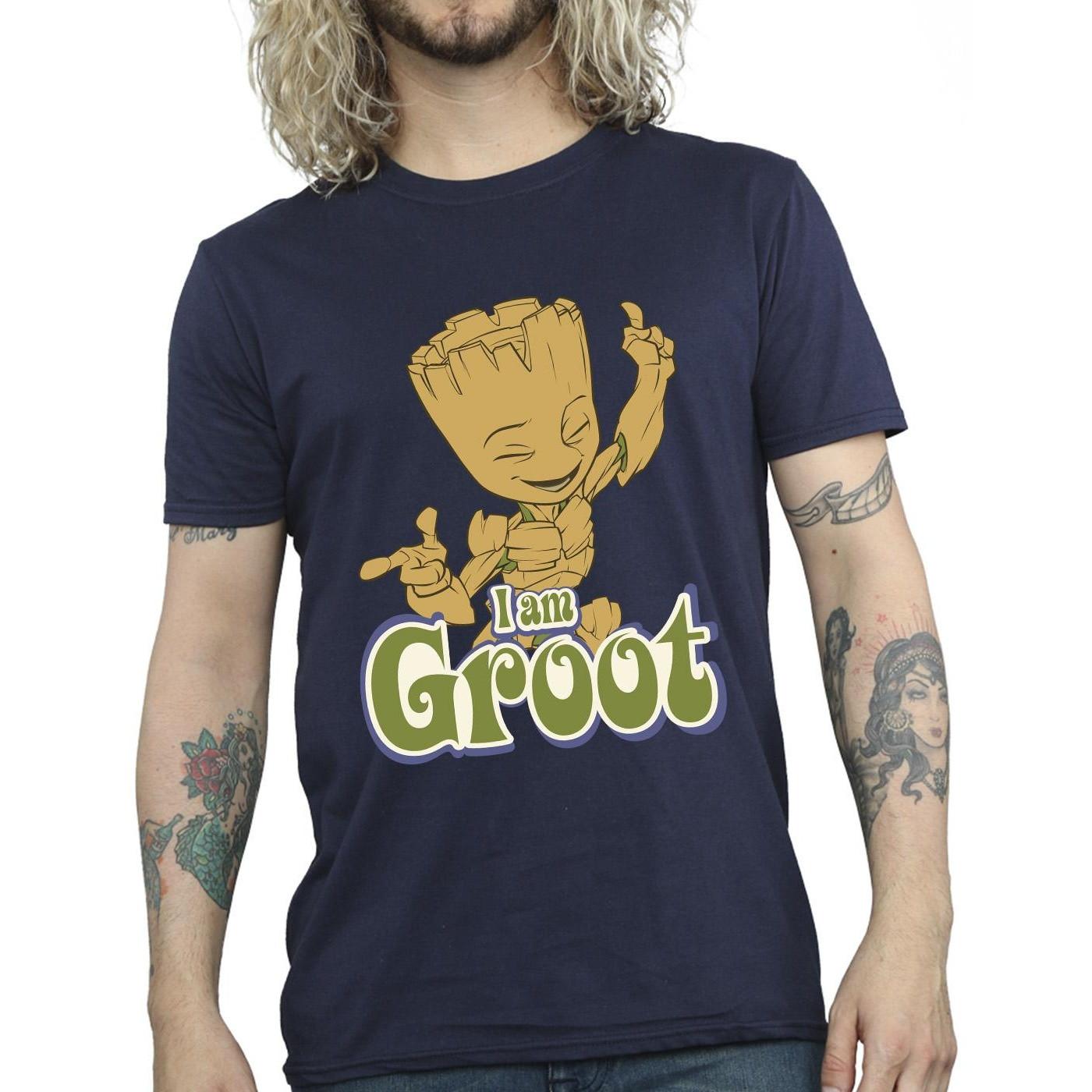 Guardians Of The Galaxy Guardians of the Galaxy I Am Groot Kurzarm T-Shirt  