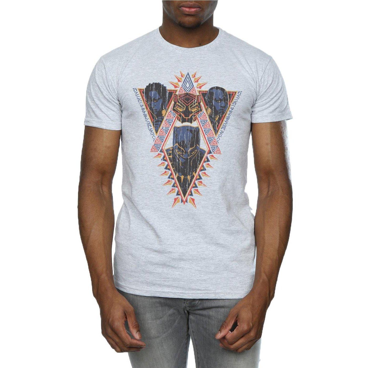 MARVEL Black Panther Tribal Masken T-Shirt  