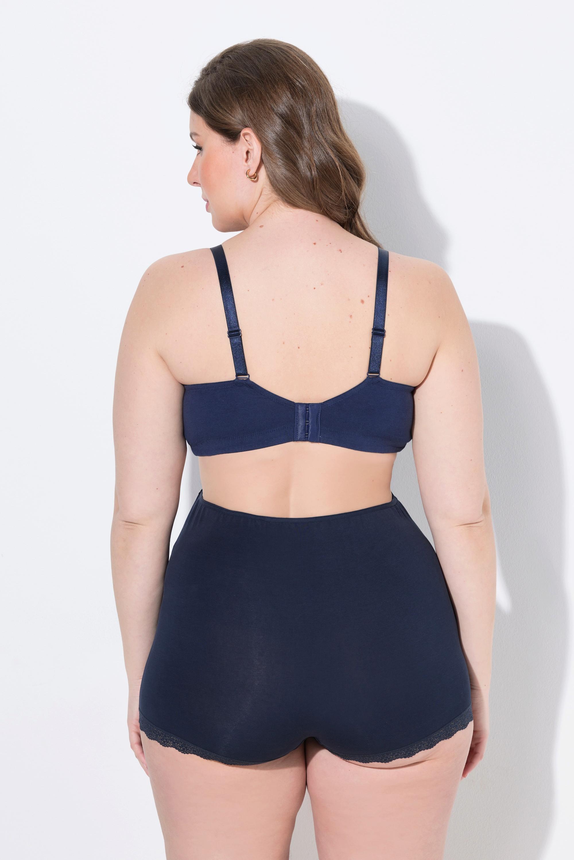 Ulla Popken Bellieva Reggiseno da allattamento Orli di pizzo Clip sul davanti  