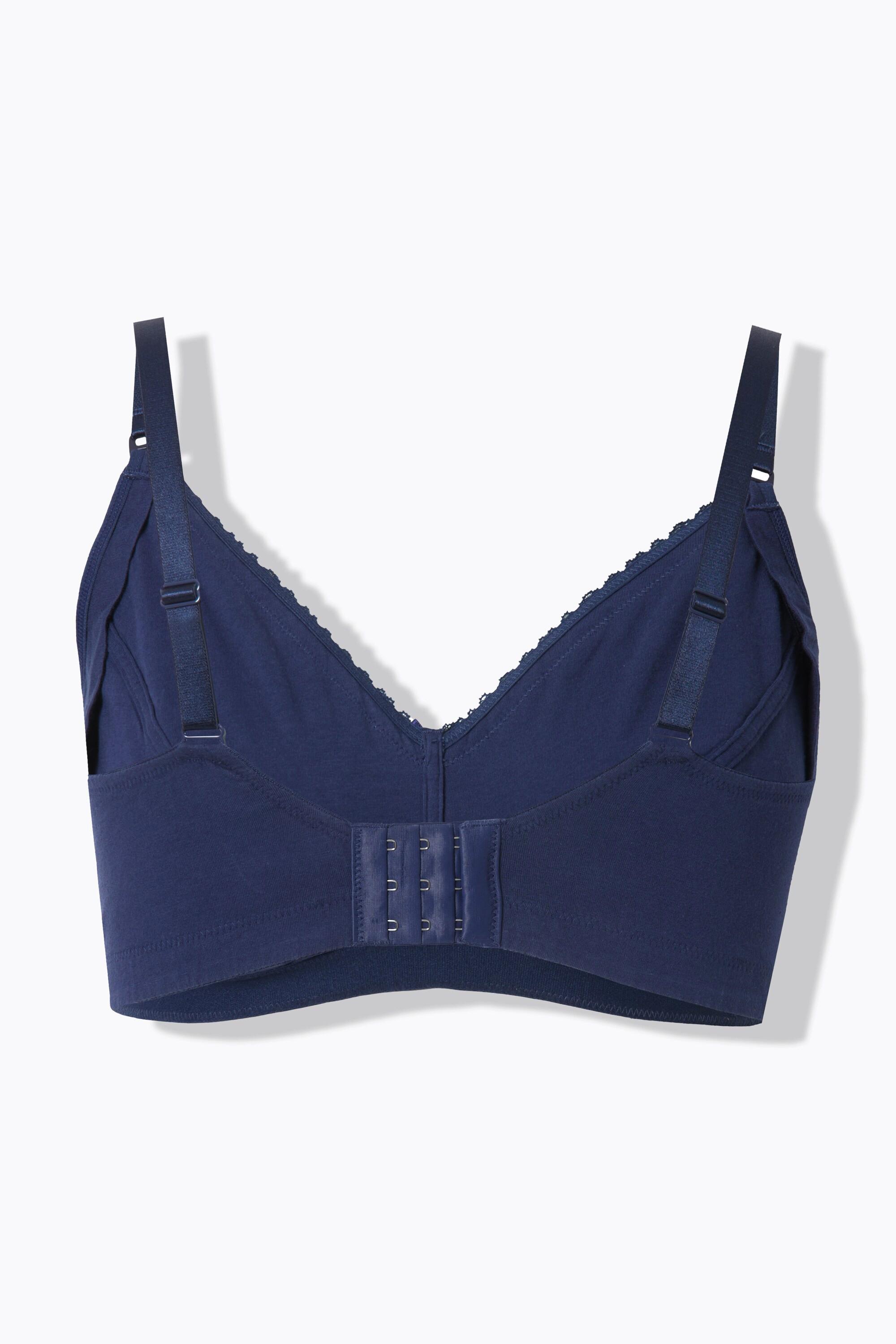 Ulla Popken Bellieva Reggiseno da allattamento Orli di pizzo Clip sul davanti  