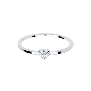 Elli  Ring Herz Symbol Diamant 0.04 Ct. 