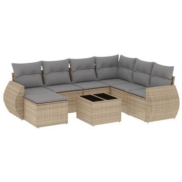 Garten sofagarnitur poly-rattan