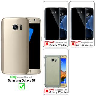 Cadorabo  Housse compatible avec Samsung Galaxy S7 - Coque de protection en silicone TPU flexible 