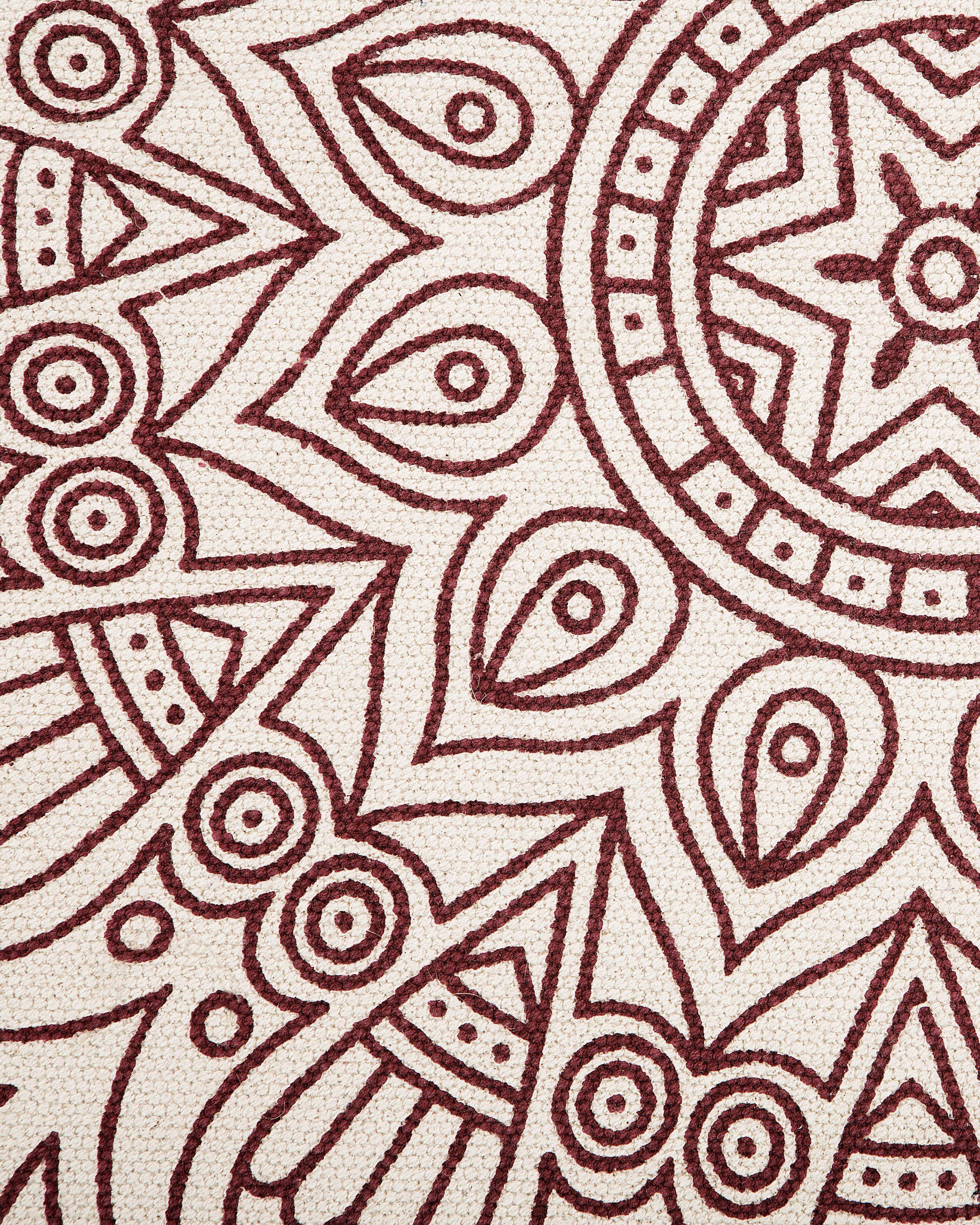 Beliani Tapis en Coton Traditionnel AYAKLI  