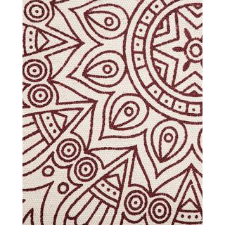 Beliani Tapis en Coton Traditionnel AYAKLI  