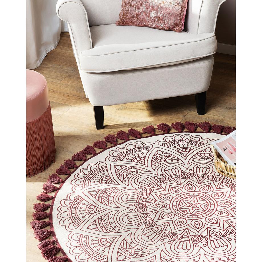 Beliani Tappeto en Cotone Classico AYAKLI  