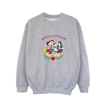 Mickey Mouse Mickey Minnie Christmas Sweatshirt