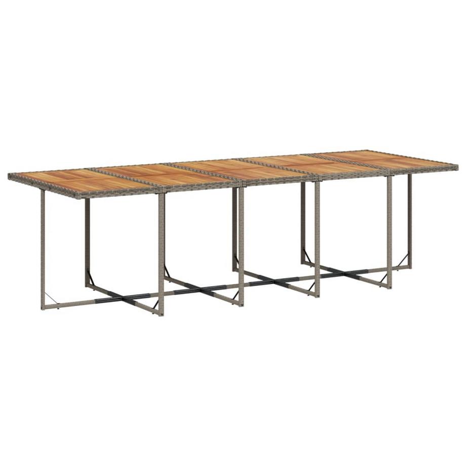 VidaXL Ensemble à manger de jardin rotin synthétique  