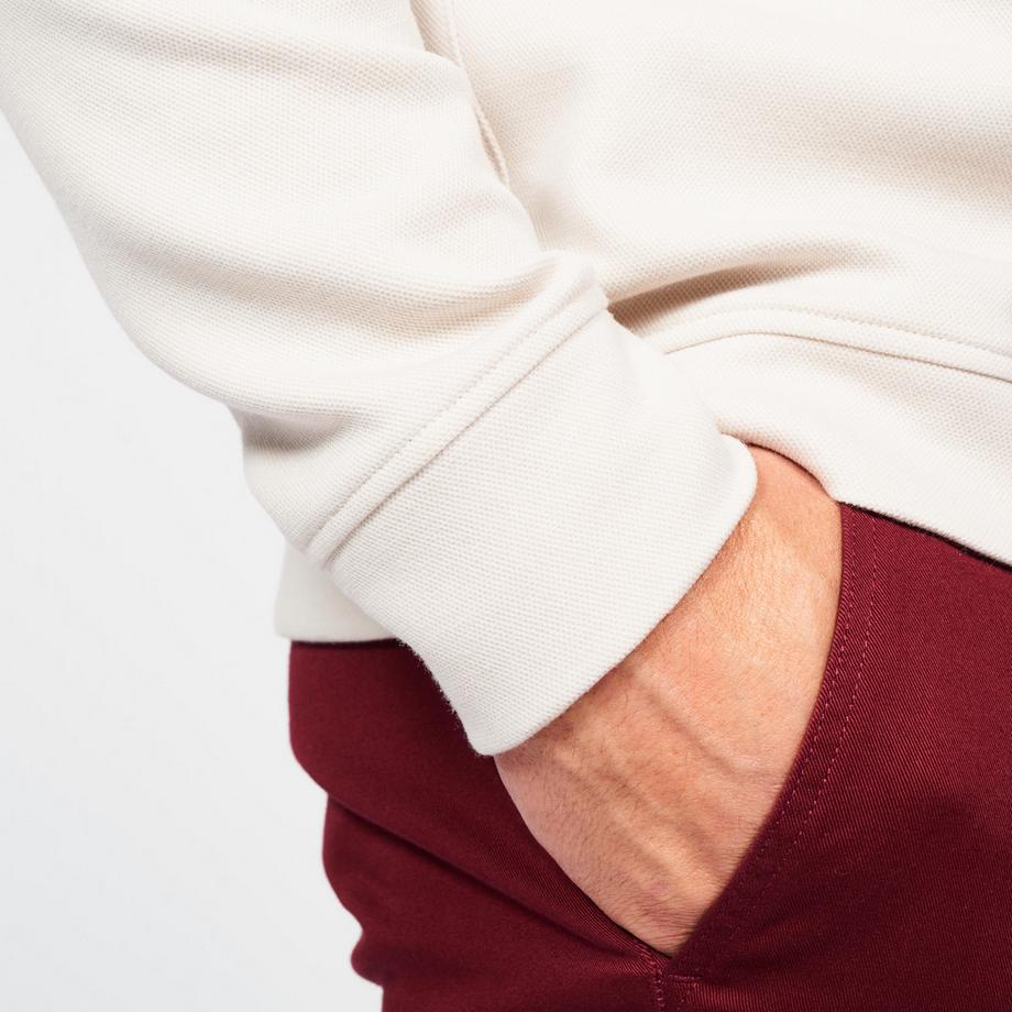 INESIS  Felpa uomo golf mezza zip poliestere 