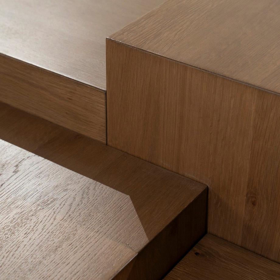 mutoni Tavolino Quinten marrone 140x75  