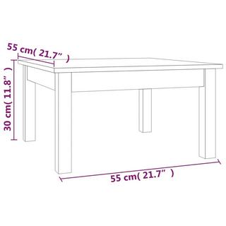 VidaXL Table basse bois de pin  