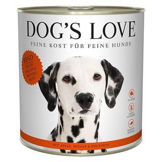 Dog's Love  Classic Adult boeuf pomme épinard et courgette - Multipack 