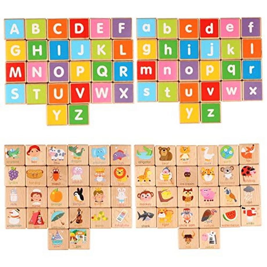 Activity-board  Train à tirer pour tout-petits, ensemble de camion ABC en bois, jeu d'empilage, jouet d'apprentissage préscolaire 