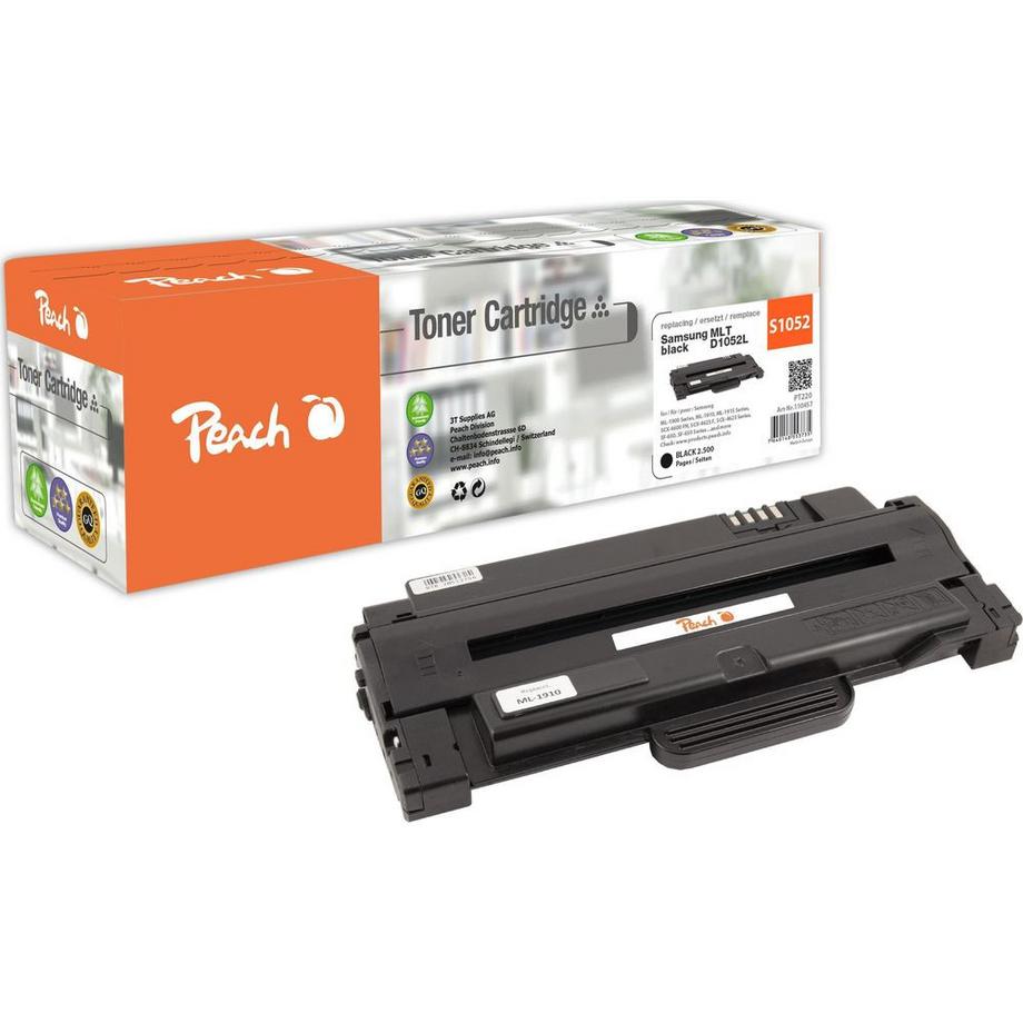 Peach  110457 CARTUCCIA TONER 1 PZ NERO 