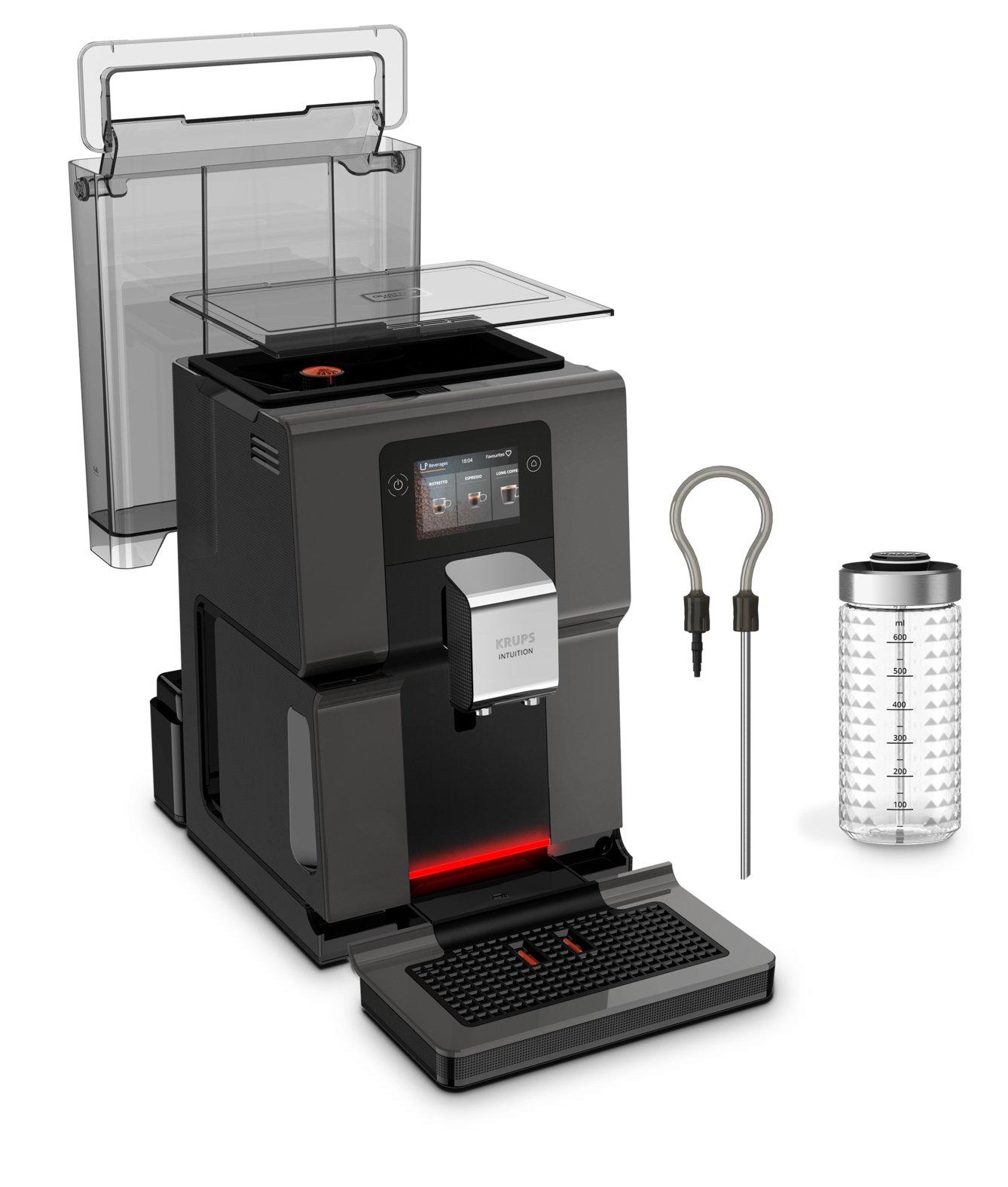 KRUPS Portionskaffeemaschine Intuition Preference Grau  