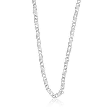 Collier Carrera or blanc 750, 4mm, 45cm