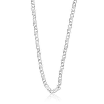 Collier Carrera or blanc 750, 4mm, 45cm