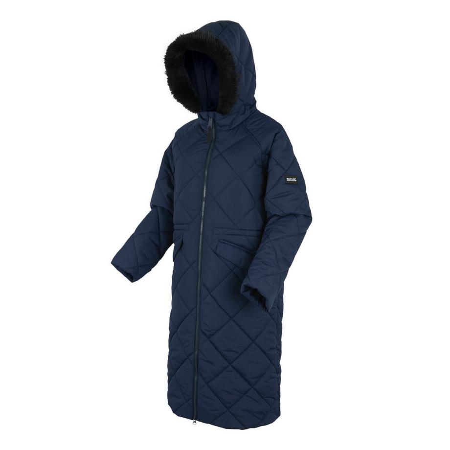 Regatta Veste Longue Matelassée Freyla avec Capuche  