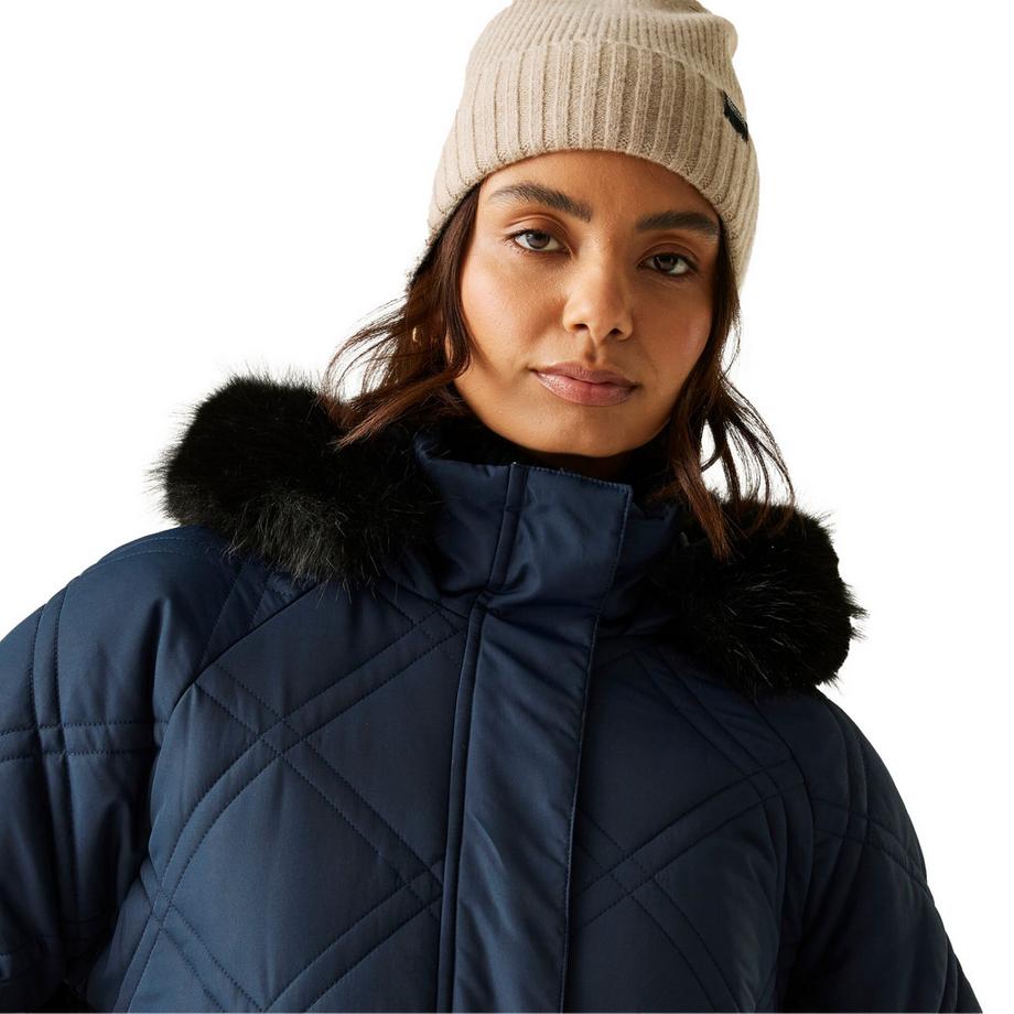 Regatta Veste Longue Matelassée Freyla avec Capuche  