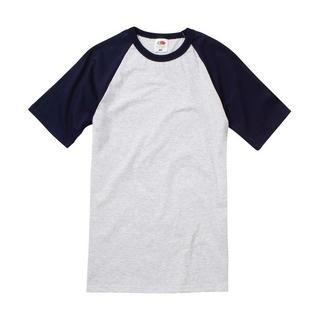 Fruit of the Loom Baseball T-Shirt Kurzarm Regular Fit  