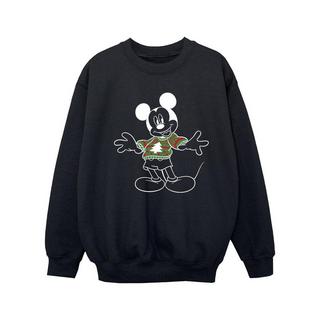 Disney  Mickey Mouse Xmas Jumper Sweatshirt 