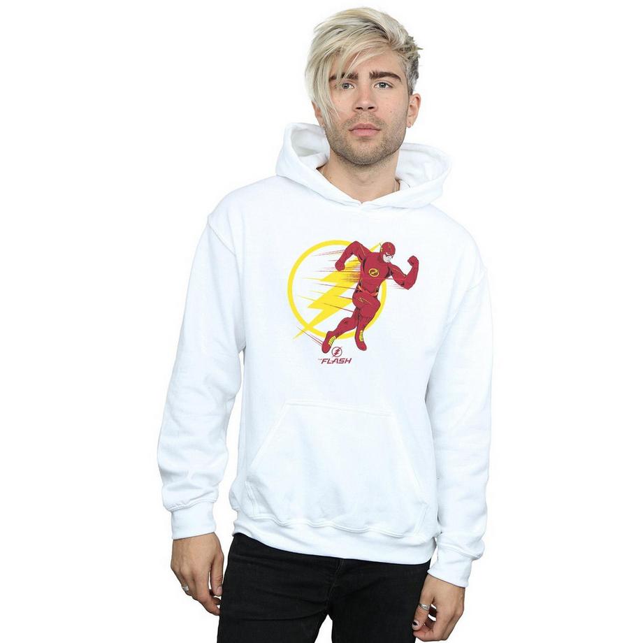DC COMICS Flash Running Logo Sweat à Capuche  