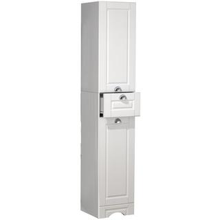 VCM Holz Badmöbel Badregal Badezimmer Badschrank Hochschrank Schublade Landhaus Casalo  