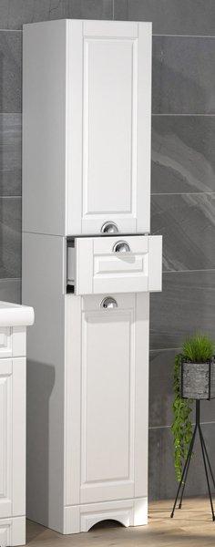 VCM Holz Badmöbel Badregal Badezimmer Badschrank Hochschrank Schublade Landhaus Casalo  