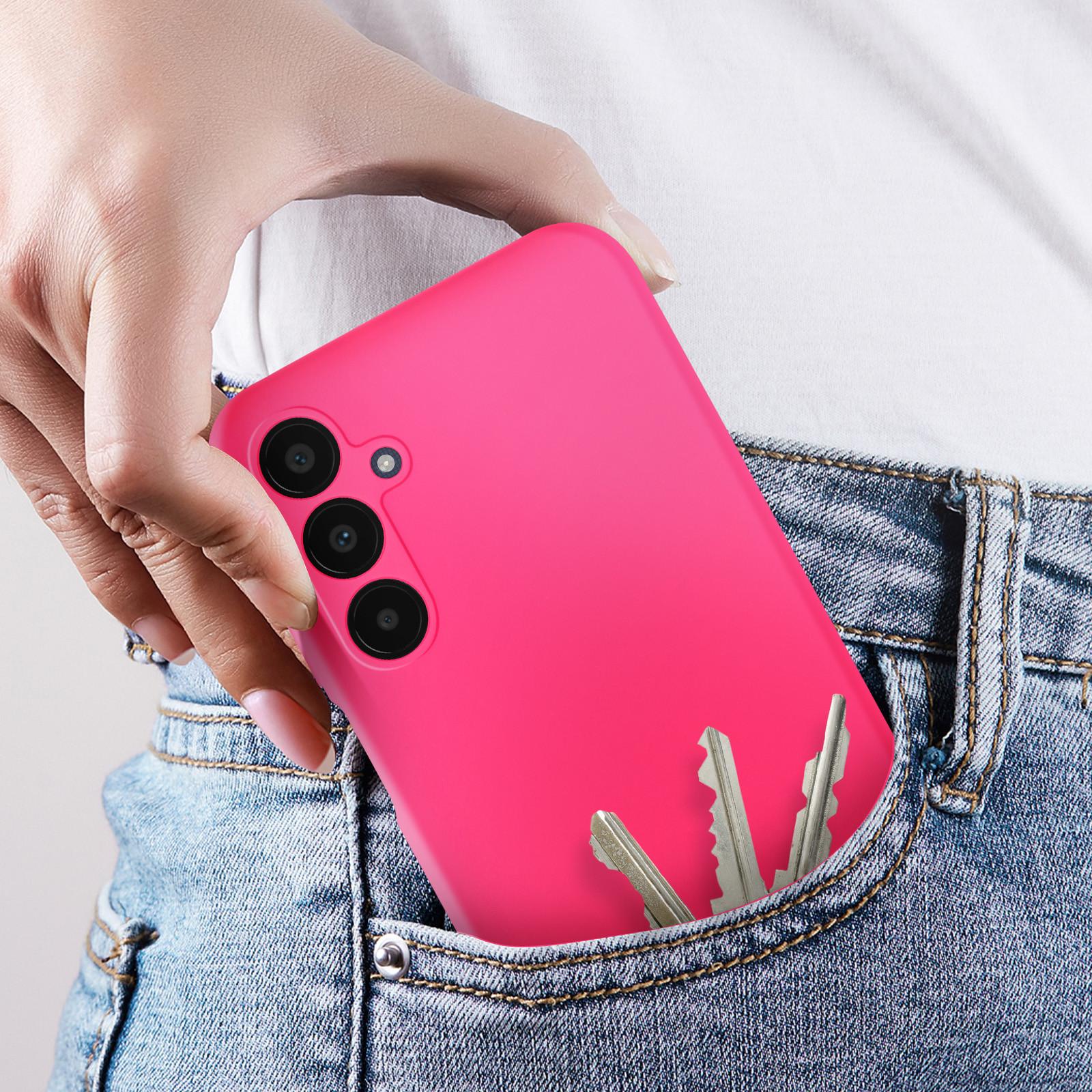 Avizar  Cover opaca Galaxy A25 5G rosa 