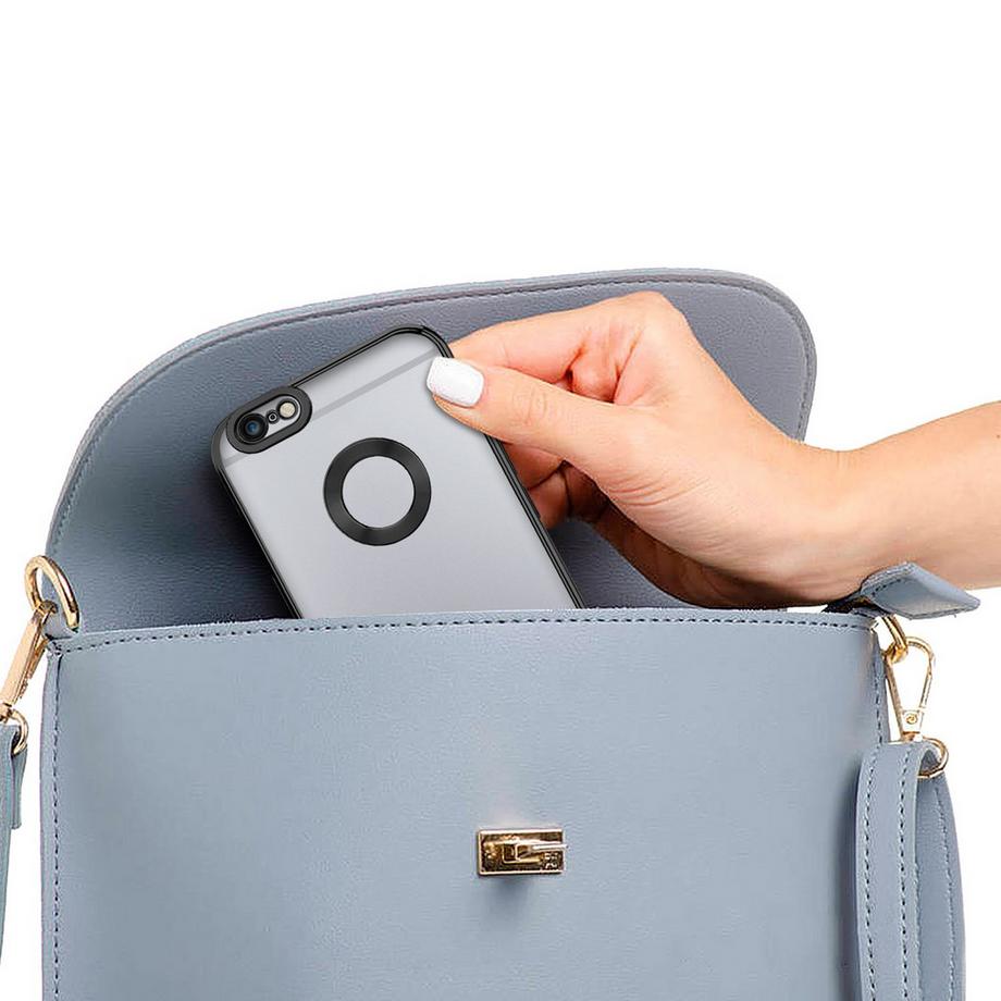 Cadorabo  Housse compatible avec Apple iPhone 6 PLUS / 6S PLUS - Coque de protection en silicone TPU flexible avec application Chrome 